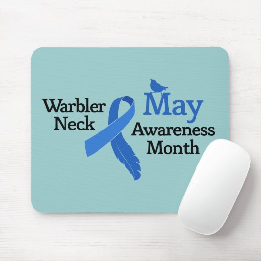 May Warbler Neck Awareness Monat Mousepad (Mit Mouse)