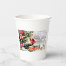 May you always be protected by God's love  Pappbecher