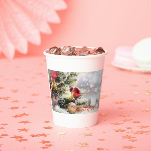 May you always be protected by God's love  Pappbecher (Insitu)