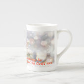 May you always be protected by God's love  Porzellantasse (Rechts)