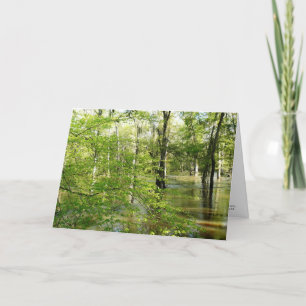 May You Live in the Overflow - A Thank You Card Dankeskarte