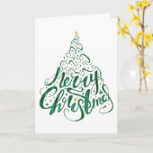 May Your Christmas Sparkle Karte (Gelbe Blume)