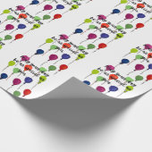 May your day be special colourful balloons geschenkpapier (Ecke)