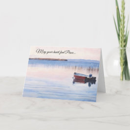 May Your Heart Find Peace Sympathy/Thinking of You Karte