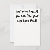 Maya 1 Phantastisch Maze!Einladung Einladung (Rückseite)