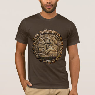 Maya Art Calendar Relief T-Shirt