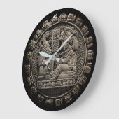 Maya Art Große Wanduhr (Winkel)