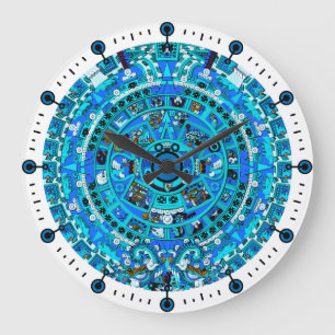 Maya Aztec Calendar 2012 Wall Clock Große Wanduhr