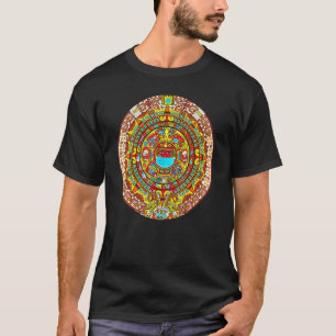 Maya Aztec Kalender 2020 Antike Indianer Mexiko T-Shirt