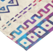 Maya/aztekisches leichtes Aquarellmuster Tischdecke (Schrägansicht)