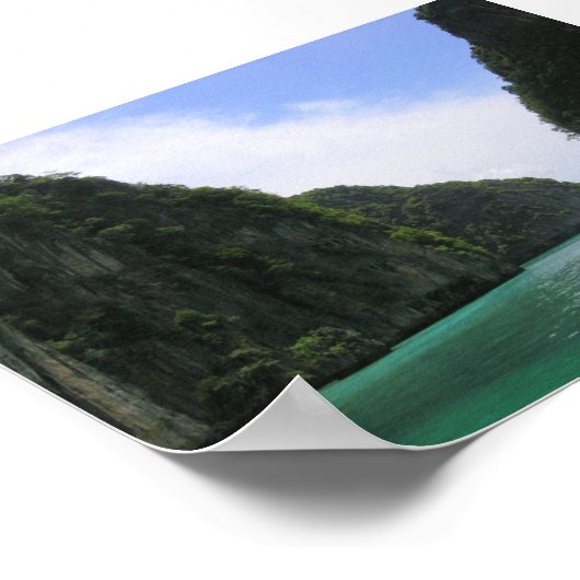 Maya Bay Poster (Ecke)