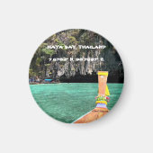 Maya Bay Thailand GPS Magnet (Vorne)