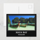 Maya Bay Thailand Postcard Postkarte (Vorne/Hinten)