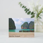 Maya Bay, Thailand Postkarte (Stehend Vorderseite)