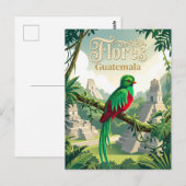 Maya-Biosphärenreservat Guatemala Postkarte (Vorne/Hinten)
