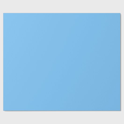 Maya Blue Solid Color Geschenkpapier (Flach)