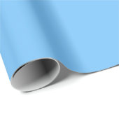 Maya Blue Solid Color Geschenkpapier (Rolleneckpunkt)