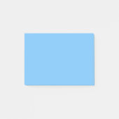 Maya Blue Solid Color Post-it Klebezettel (Vorderseite)