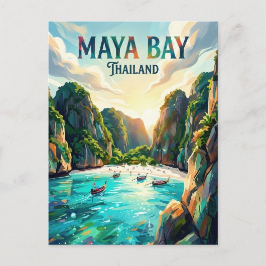Maya-Bucht Thailand Postkarte (Vorderseite)