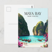 Maya-Bucht Thailand Postkarte (Vorne/Hinten)