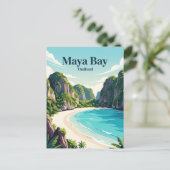 Maya-Bucht Thailand Postkarte (Stehend Vorderseite)