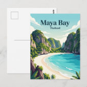 Maya-Bucht Thailand Postkarte (Vorne/Hinten)
