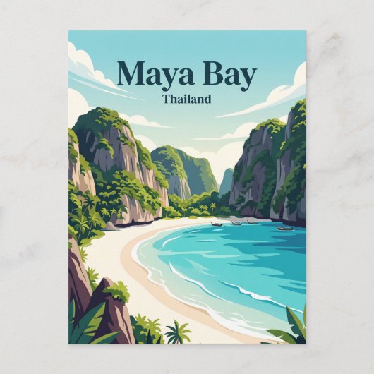 Maya-Bucht Thailand Postkarte (Vorderseite)