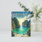 Maya-Bucht Thailand Postkarte (Stehend Vorderseite)
