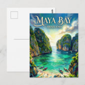 Maya-Bucht Thailand Postkarte (Vorne/Hinten)
