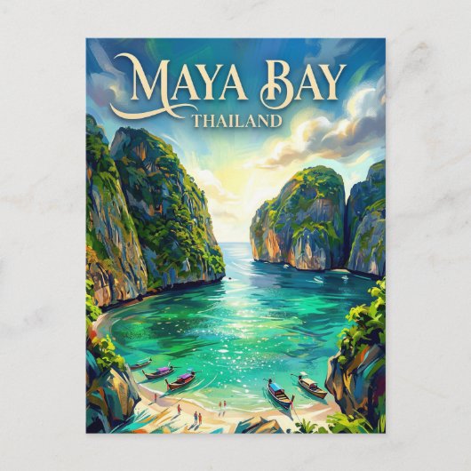 Maya-Bucht Thailand Postkarte (Vorderseite)