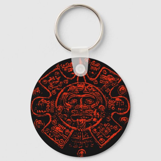 Maya Calendar Image Design Schlüsselanhänger (Vorderseite)