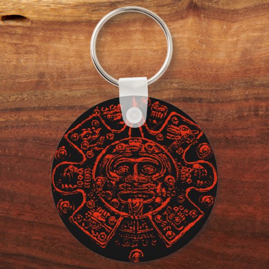 Maya Calendar Image Design Schlüsselanhänger (Vorderseite)