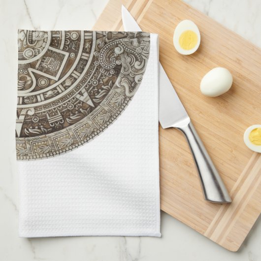 Maya Calendar Küchentuch (Viertel Falte)