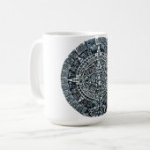 Maya Calendar / Maya Kalender Kaffeetasse (Vorderseite Links)
