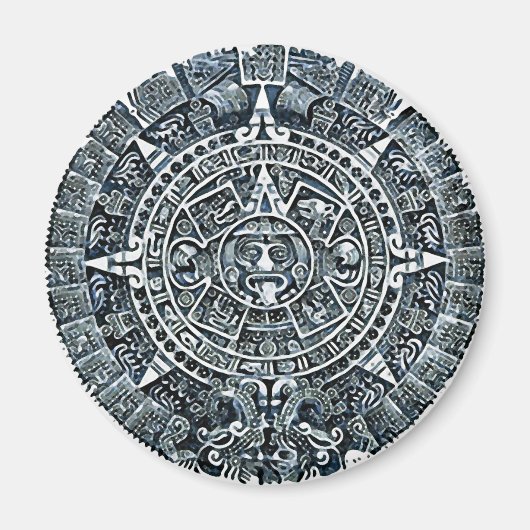 Maya Calendar / Maya Kalender Magnet (Vorne)
