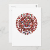 Maya Calendar Mexican Pride Postkarte (Vorne/Hinten)