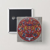 Maya Calendar & Proverb Gifts Cards & T-Shirts Button (Vorne & Hinten)