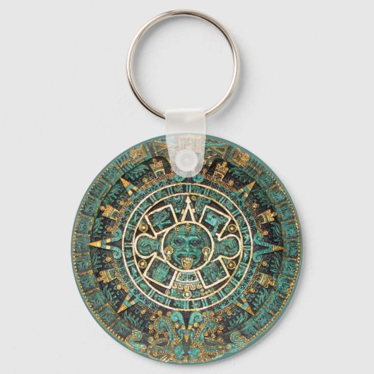 Maya Calendar Schlüsselanhänger (Vorderseite)