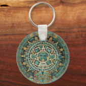 Maya Calendar Schlüsselanhänger (Vorderseite)