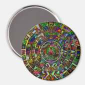 Maya Calendar von Myztico Magnet (Vorderseite/Rückseite)