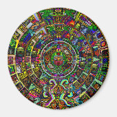 Maya Calendar von Myztico Magnet (Vorne)