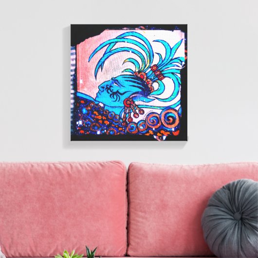 Maya Elf: Missachtung Leinwanddruck (Insitu (Wohnzimmer))