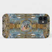 Maya Flond Viktorianisch Monogram Case-Mate iPhone Hülle (Rückseite (Horizontal))