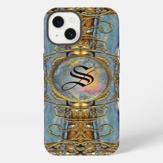 Maya Flond viktorianisches Monogramm iPhone Hülle (Rückseite)