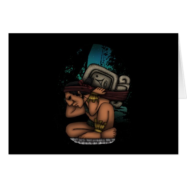Maya God (Vorderseite (Horizontal))