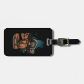 Maya God Gepäckanhänger (Vorderseite horizontal)