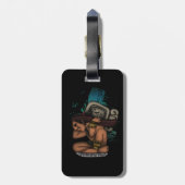 Maya God Gepäckanhänger (Rückseite vertikal)