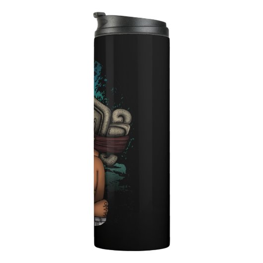 Maya God Thermosbecher (Nach rechts gedreht)