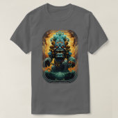 Maya-Gott-Statue T-Shirt (Design vorne)