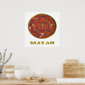 Maya-indische Kunst Poster (Küche)